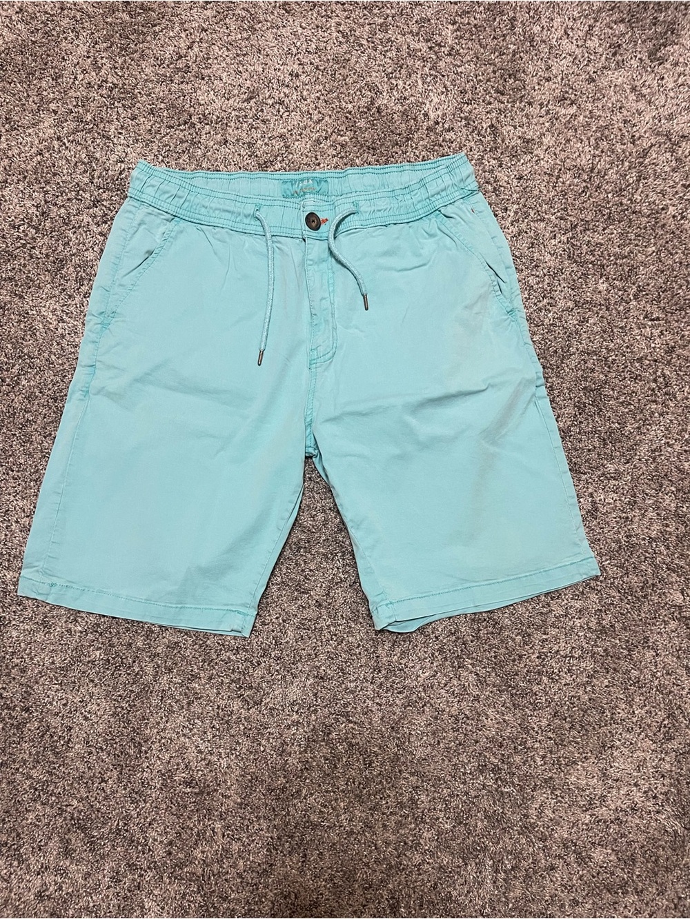 Men's Light Aqua Cargo Shorts